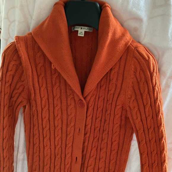 Tommy Hilfiger Men's Orange Sweater - Picture 3 of 6